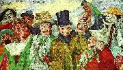 James Ensor intrigen oil painting picture wholesale